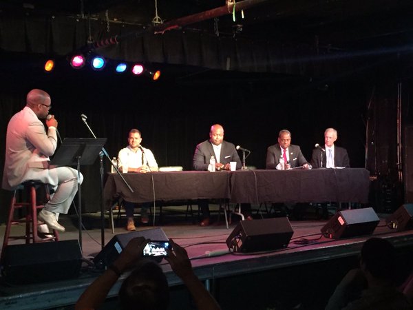 Photo from the Town Hall on Marijuana at the Black Cat